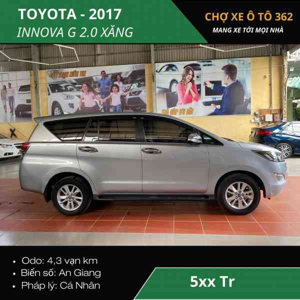 Toyota Innova 2.0G 2017